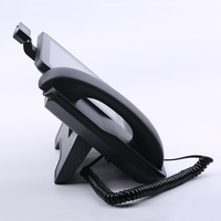 Téléphone de bureau IP professionnel Sasincomm S09 8 pouces avec appels vidéo, 6 lignes SIP, prise en charge PSTN, WiFi/LAN pour bureau et conférence (noir)
