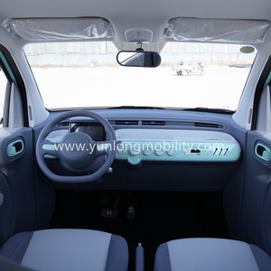 Tout nouveau mini voiture électrique 2 places Panda intérieur en cuir léger 220km batterie au lithium 90 km/h cabriolet gauche EEC L7E approuvé - Product Image 5