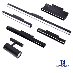 Système d'éclairage <span class=keywords><strong>sur</strong></span> <span class=keywords><strong>rail</strong></span> magnétique LED 6W 10W 12W 20W 30W Hitecdad Spotlights Fabricant de spots magnétiques modernes - Product Image 3