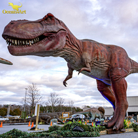 Modèle de dinosaure animatronique grandeur nature réaliste pour parc d'attractions