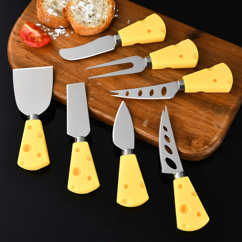 RUITAI Cheese Knives Set Stainless Steel Cheese Slicer And Butter Spreader knives Kit