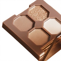 Palette de fards à paupières multi-couleurs professionnelle, longue tenue, waterproof, mate et scintillante, de haute qualité, marque privée Rose