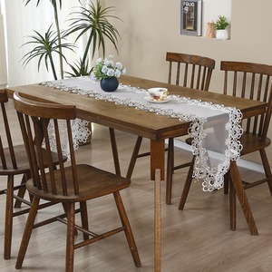 Thêu nước hòa tan ren hình chữ nhật bảng vải <span class=keywords><strong>Organza</strong></span> hoa bán Sheer gạc bảng <span class=keywords><strong>RUNNER</strong></span> cho bữa tiệc sinh nhật đám cưới - Product Image 3