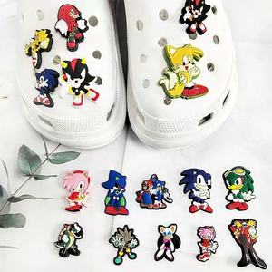 Nouveauté HY 2026 : Breloques Personnages <span class=keywords><strong>Sonic</strong></span> Disponibles – Designs Promotionnels, Breloques PVC pour Chaussures, Décoration pour Crocs, Cadeau DIY - Product Image 2