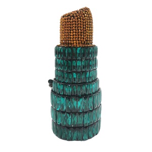 Bolso de Noche con Forma de Lápiz Labial, Deslumbrante Bolso de Mano con Cristales, Bolso Personalizado para Mujer - Product Image 5