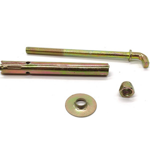 Koolstofstaal Geel Zink Kwaliteit 8.8 Muur Hanger Hout 90 Graden L Type Ankerbout Voor Boiler - Product Image 2