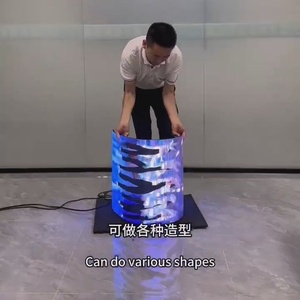 <span class=keywords><strong>Led</strong></span> màn hình con lăn màn trập màn hình siêu mỏng xách tay linh hoạt thay đổi hình dạng từ tính và treo tường <span class=keywords><strong>LED</strong></span> quảng cáo hiển thị - Product Image 5