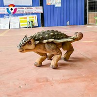 Robot chien dinosaure interactif mécanique fait main de haute qualité Jurassic Park, robot chien hétéro-denté pour l'interaction