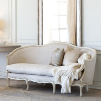 Canapé vintage français Muchun en bois massif, ensemble de meubles de salon