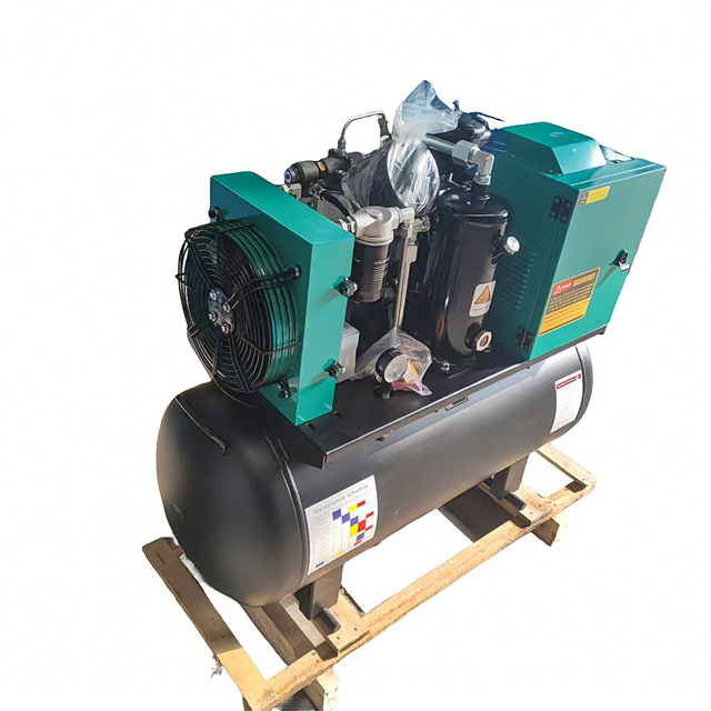 4.5kw 6HP 8/10Bar Mobile Screw Air Compressor with PLC and Engine Air Cooled for Industrial Use