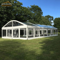 Tente extérieure modulaire quatre saisons en PVC imperméable pour mariage, événement d'entreprise, location, installation facile, ignifuge, CE