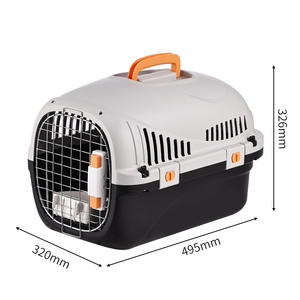 Boîte <span class=keywords><strong>de</strong></span> <span class=keywords><strong>transport</strong></span> portable en PP et fer pour chats et chiens, utilisation en extérieur, en voiture, <span class=keywords><strong>sac</strong></span> d'expédition pour <span class=keywords><strong>avion</strong></span> - Product Image 6