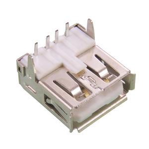 ขั้วต่อ USB 2.0 แบบตัวเมีย AF <span class=keywords><strong>90</strong></span> องศา DIP แบบโค้งงอ พอร์ต USB สำหรับแล็ปท็อป - Product Image 1