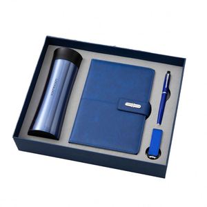 Complete Travel Writing Set with Notebook Compact Umbrella and Ballpoint Pen in Waterproof Nylon Carry Bag - Product Image 1