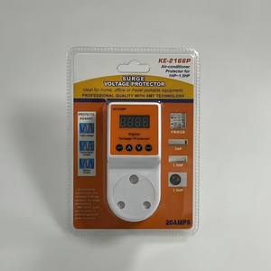 Prise de courant intelligente avec protection numérique de tension réglable pour réfrigérateur et climatiseur sud-africains - Product Image 3