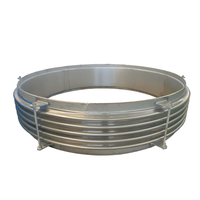 Joint d'expansion métallique en acier inoxydable 321, résistance aux hautes températures 800 ° C.