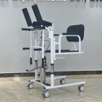 Chaises de transfert de patients à levage hydraulique - Cadre en acier réglable Chaises de transport médical pour hôpitaux Maisons de retraite