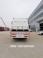 Camion à ordures de qualité supérieure avec des caractéristiques essentielles pour la gestion des déchets Camion compacteur de carburant diesel durable et économique