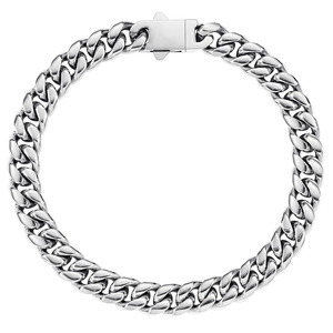 Tendance Hardcore Métal Hip Hop Hommes Chunky Bracelet De Luxe 18K Plaqué Or En Acier Inoxydable Cubain Chaîne Bracelet pour Hommes - Product Image 2