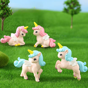 Nouveau micro-paysage de licorne mignon aménagement paysager personnalisé divers ornements de motif - Product Image 3