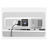 Cinéma maison portable 1080p 4K Full Super Clear Mini projecteur LED pour cinéma maison, bureau, réunion, jeux vidéo