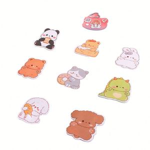 Bloc-notes autocollant personnalisé, mignon, multicolore, en forme de dessin animé, de haute qualité, fournitures de bureau Kawaii, apprentissage - Product Image 1