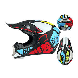 <span class=keywords><strong>Casque</strong></span> de <span class=keywords><strong>moto</strong></span> tout-terrain certifié DOT en ABS avec visière transparente pour karting pour jeunes - Couverture complète - Product Image 3