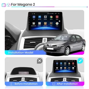 Radio para Auto <span class=keywords><strong>Renault</strong></span> Megane 2 2002-2009 Android Auto Carplay WIFI 4G Reproductor <span class=keywords><strong>Multimedia</strong></span> de Video Navegación GPS BT Carplay - Product Image 3