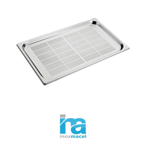 Bac Gastronorm Inox Macel GN 1/1 Perforé en Acier Inoxydable de Haute Qualité 53 x 32,5 cm – Équipement et Fournitures de Restaurant – Contenants Gastronorm - Product Image 4