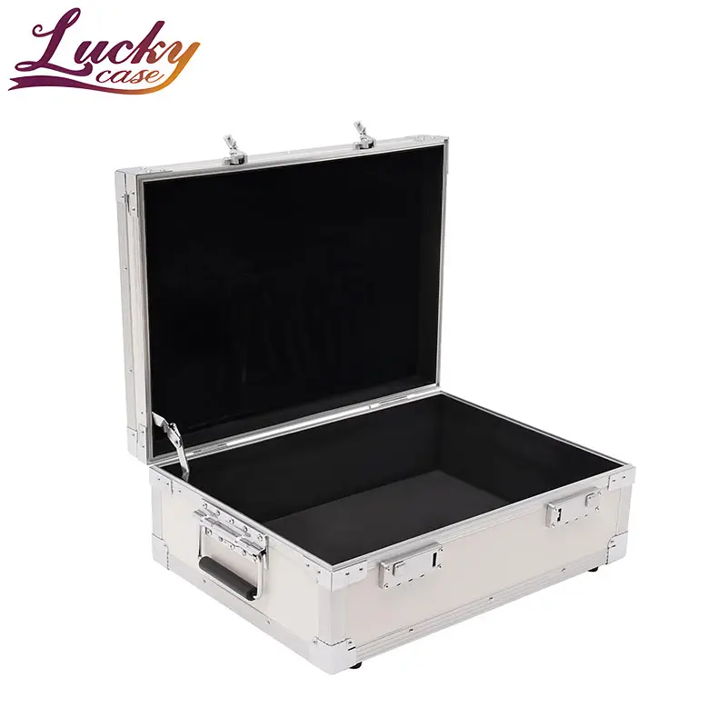 Aluminum Storage case Trunk with Combination Lock aluminum case large Capacity for Personal Item Cash Laptop aluminum tool case