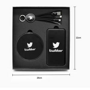 أفضل هدايا طبيب الأسنان 2024 2025 مجموعة ترويجية للرجال بنك طاقة مع شاحن لاسلكي كابل شحن بيانات محمول 3 في 1 مجموعة هدايا للأعمال - Product Image 4