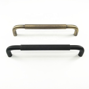 OEM Customized Custom Bronze Brass &amp; <strong>Black</strong> Copper Furniture Cabinet Knurled <strong>Knob</strong> Handle <strong>Pull</strong> CX869 - Product Image 1