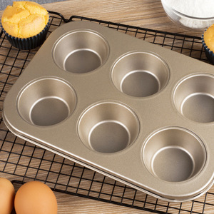 Cake Mold Round 8 Inch Carbon Steel Non-Toxic Oven Safe Baking Pan For Home Use - Product Image 2