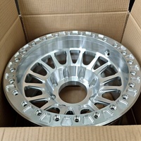 Rines de Aleación de Aluminio FHJ 17x9 18*9J de 20 Pulgadas con Beadlock Real de 5 Radios para Todoterreno 4X4, 6x135 6x139.7 con Acabado Mecanizado