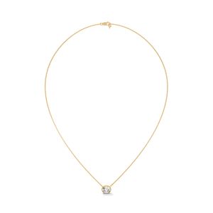 จี้เพชรทองคำประดับเพชรแล็บโกรว์ทรงบริลเลียนท์ ดีไซน์เหนือกาลเวลา เหมาะสำหรับสวมใส่ทุกวัน - Product Image 3