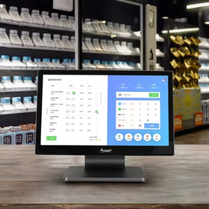 Groothandel 15.6 Inch Breed Scherm Pos Pc Voor Winkel <span class=keywords><strong>2</strong></span> Displays Kassa Systemen Met Touch <span class=keywords><strong>Windows</strong></span> Makkelijk Te Gebruiken - Product Image 1