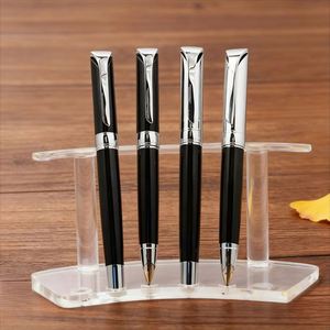 Business Signature Metal <b>Pen</b> Black High Grade Metal Ballpoint <b>Pen</b> with logo Luxury Rollerball <b>Pen</b> Suitable for Corporate Gifts - Product Image 2