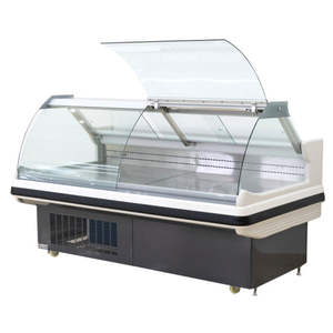 Congélateur vitrine à viande en verre incurvé SPM au meilleur <span class=keywords><strong>prix</strong></span>, congélateur commercial pour la vente de viande - Product Image 5