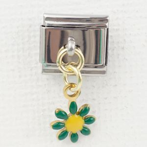 Nouvelle série de bracelets modulaires de style italien avec pendentifs floraux, chaîne d'assemblage personnalisée, bracelets à breloques tendance - Product Image 4