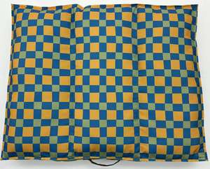 Lit pour animaux de compagnie de luxe <span class=keywords><strong>avec</strong></span> motif à carreaux personnalisé, <span class=keywords><strong>avec</strong></span> poignée, doux et confortable, pour chiens et chats, lit pour animaux de compagnie rectangulaire à soufflet pour l'été - Product Image 6