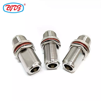 Approvisionnement d'usine N Type Femelle Jack vers N Femelle Jack Cloison Adaptateur NF-NF-BHA-ADPT RF Coaxial Coaxial Adaptateur Convertisseur en stock