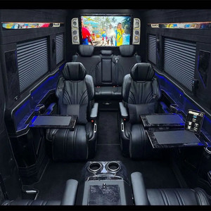 Kit complet d'ameublement intérieur pour Mercedes Benz Sprinter 906 907 : panneaux de porte, cadres de fenêtres, rideaux, plafond, toit, sol, sièges - Product Image 2