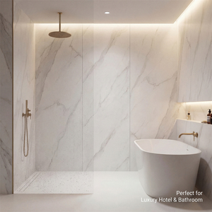 Pannello Murale SPC Impermeabile, Alternativa alle Piastrelle per Ristrutturazione Bagno, Facile Installazione Fai-da-Te, <span class=keywords><strong>Rivestimento</strong></span> Murale <span class=keywords><strong>Interno</strong></span> in PVC - Product Image 6