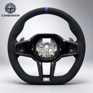 Volant de voiture en cuir OEM pour BMW CS F36 F07 F20 F40 F06 F39 F11 F21 F33 F02 F90 F13 G05 F87 F15 G31 F25 F86 F85 F10 X5 M3 - Product Image 1