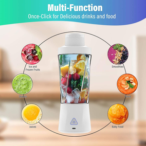 Toptan Kaliteli Taşınabilir Seyahat Tipi Smoothie Blender Taşınabilir Usb Şarjlı Meyve Sıkacağı - Product Image 4