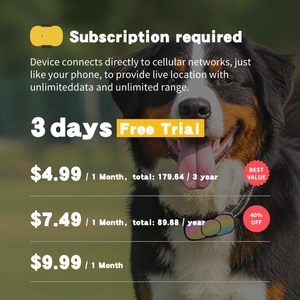 Hipet 4G <b>GPS</b> <b>Tracker</b> For Large Dogs Real Time Location Waterproof Ip67 Long Battery Life 1 Year Activity Monitoring - Product Image 6
