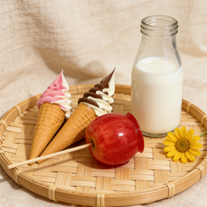 17CM Plastic Handmade Faux Food Model Ice Cream & Fruit Display Set-Eco-Friendly Art & Collectible Wedding/Holiday Decoration - Product Image 1
