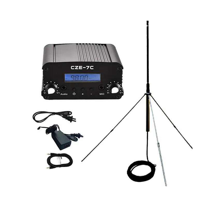 CZE-7C 7W FM Transmitter Power Amplifier Free Shipping Professional Mini FM Transmitter
