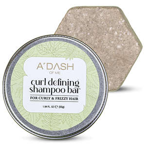 Barra de Champú Definidora de Rizos para Cabello Rizado y Encrespado, Champú Sólido Hidratante Natural, Control del Frizz, Sin Sulfatos - Product Image 1