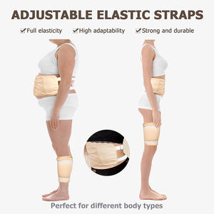 6 uds Paquete de aceite de ricino reutilizable urdimbre correas elásticas ajustables algodón orgánico Paquete de aceite de ricino Kit de urdimbre para cintura cuello pierna Keen - Product Image 2